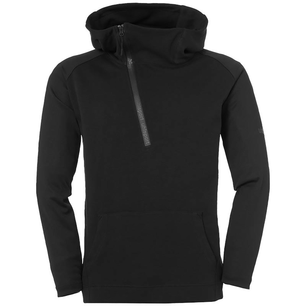 uhlsport essential pro hoodie noir 164 cm garçon