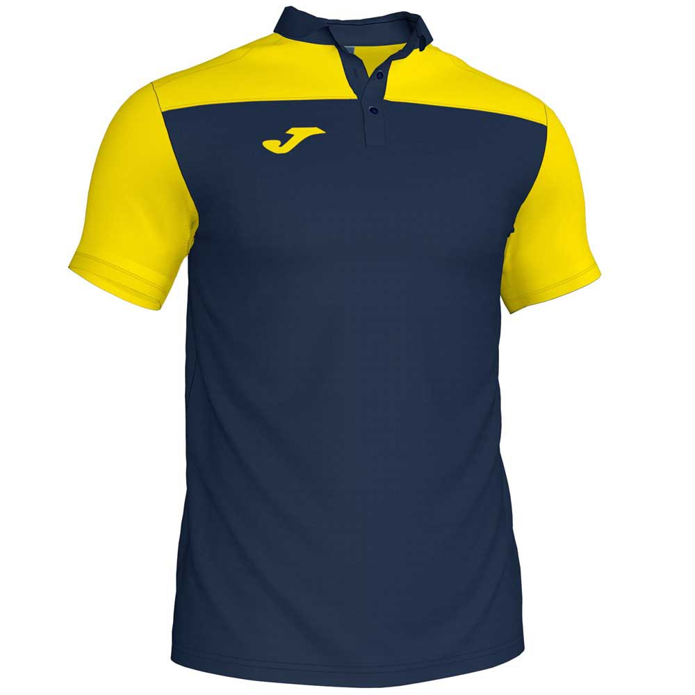 joma combi short sleeve polo shirt jaune,bleu 7-8 years garçon