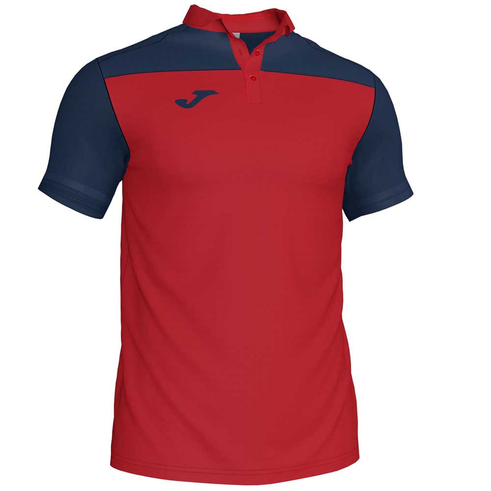 joma combi short sleeve polo shirt rouge 11-12 years garçon