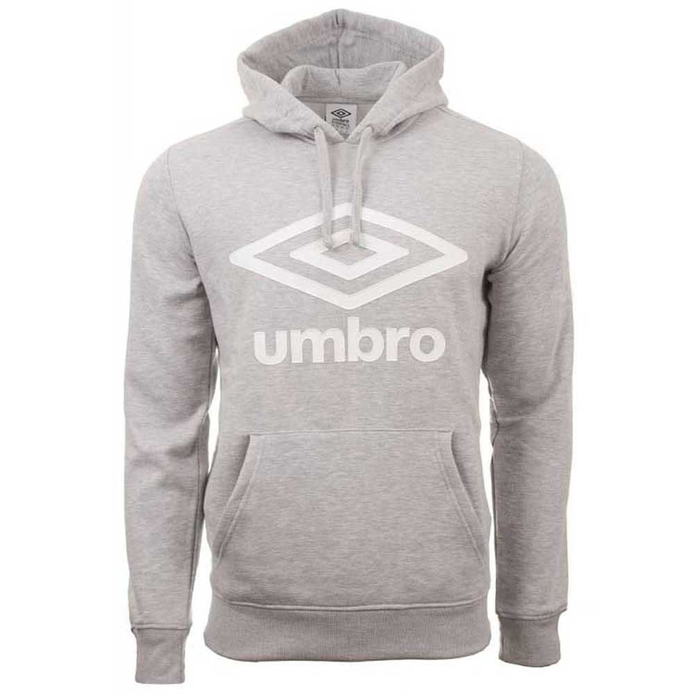 umbro large logo oh hoodie gris s homme