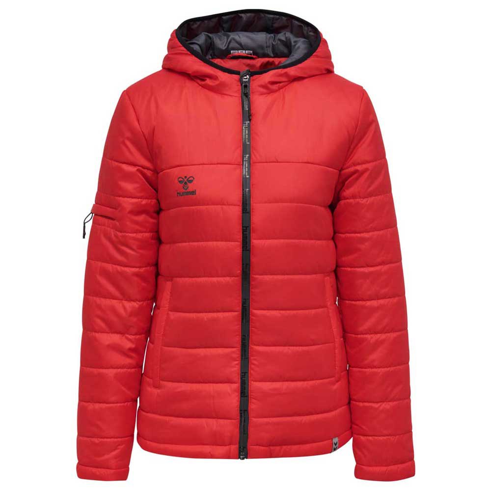 hummel north quilted jacket rouge xs femme
