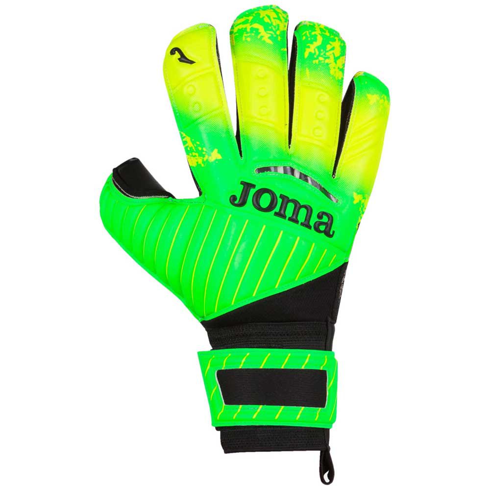 joma brave goalkeeper gloves jaune 12