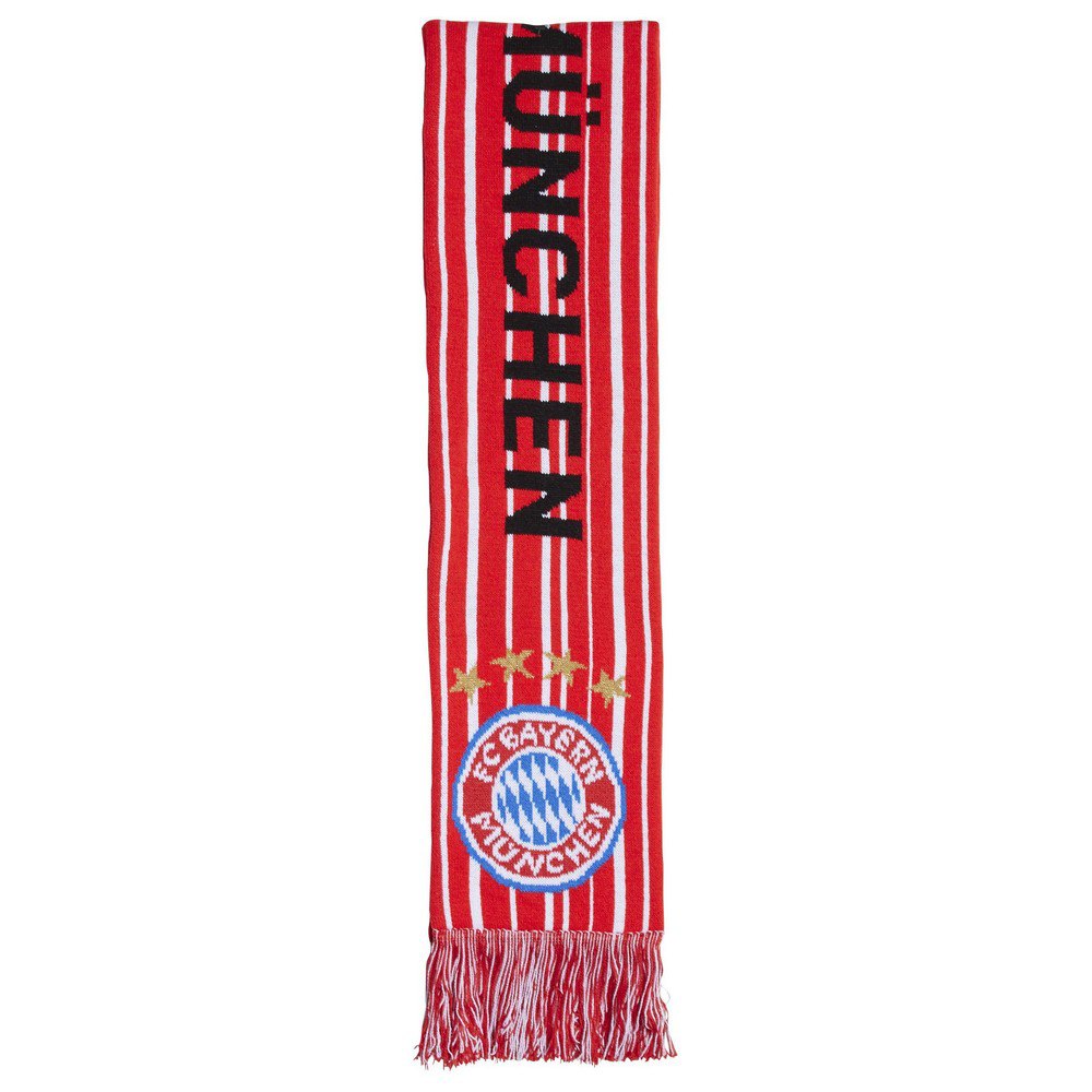 adidas bayern munich 22/23 scarf rouge 58 cm