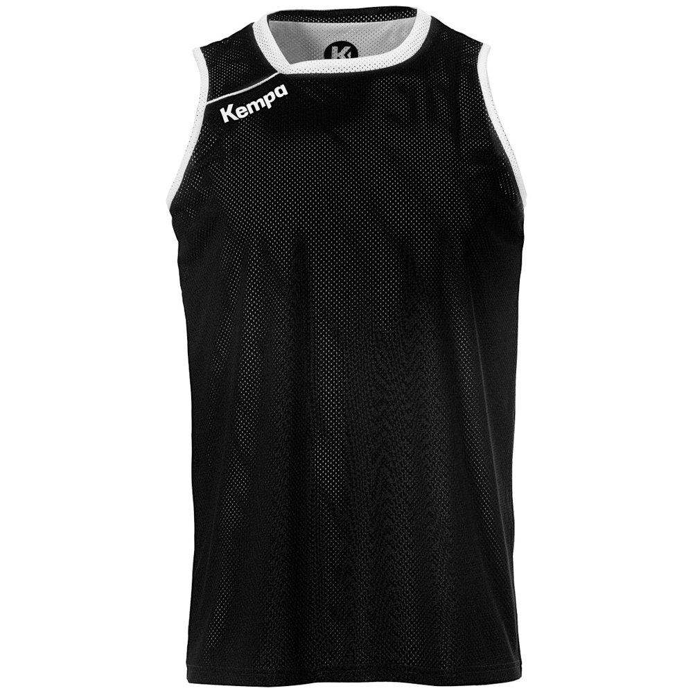 kempa player reversible sleeveless t-shirt noir 116 cm homme