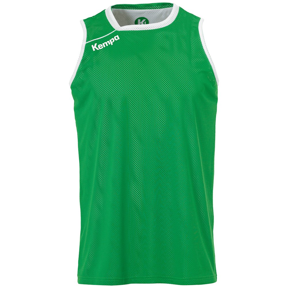 kempa player reversible sleeveless t-shirt vert 116 cm homme