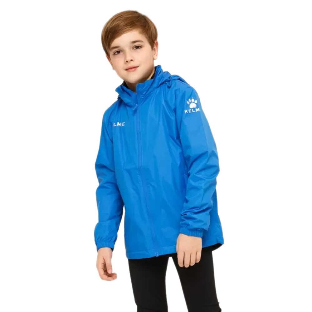 kelme windproof rain raincoat bleu 150 cm garçon