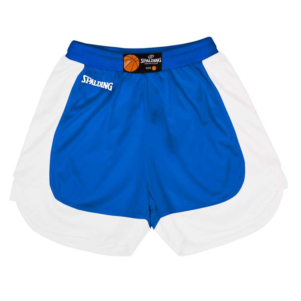 spalding hustle shorts bleu 140 cm garçon