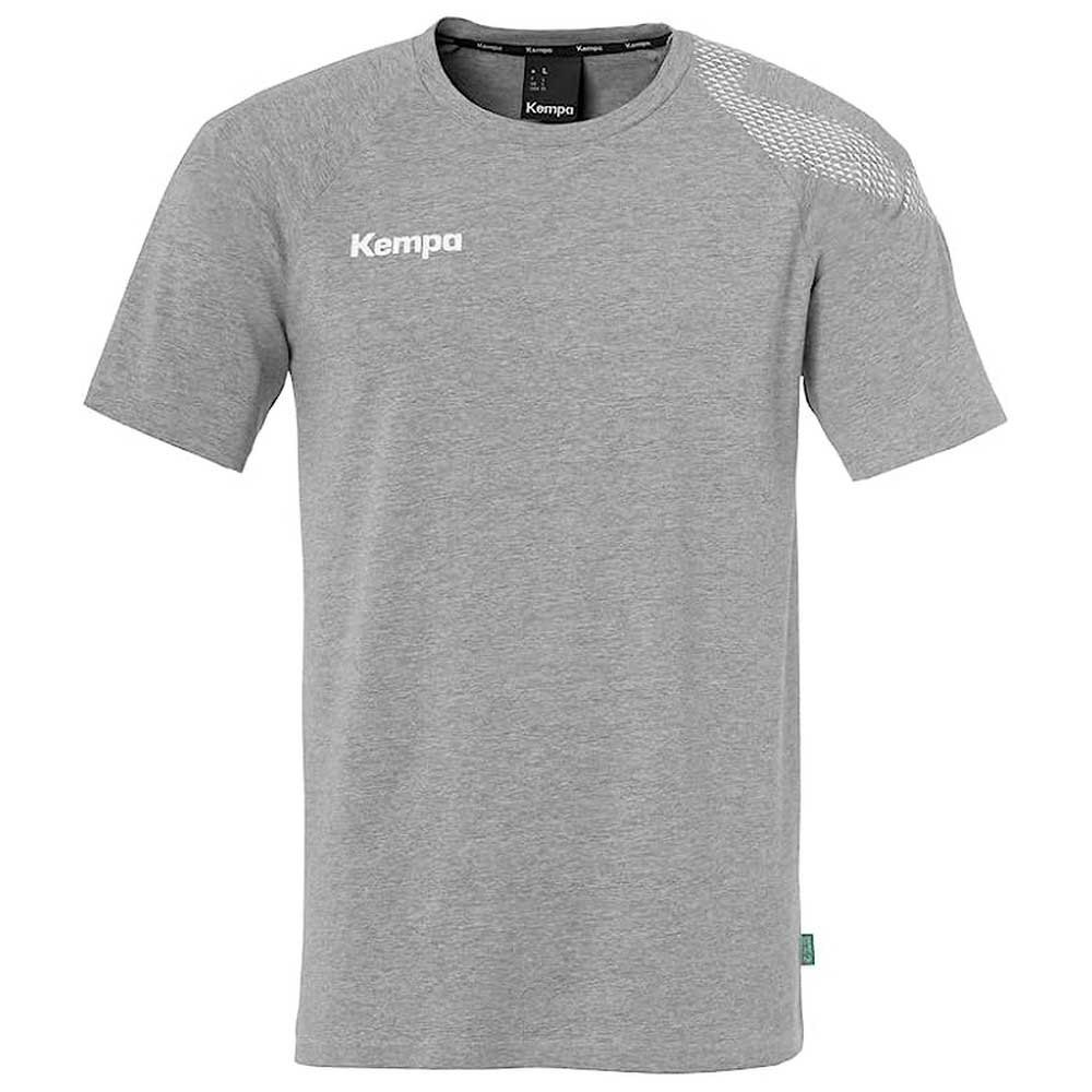 kempa core 26 short sleeve t-shirt gris 152 cm garçon