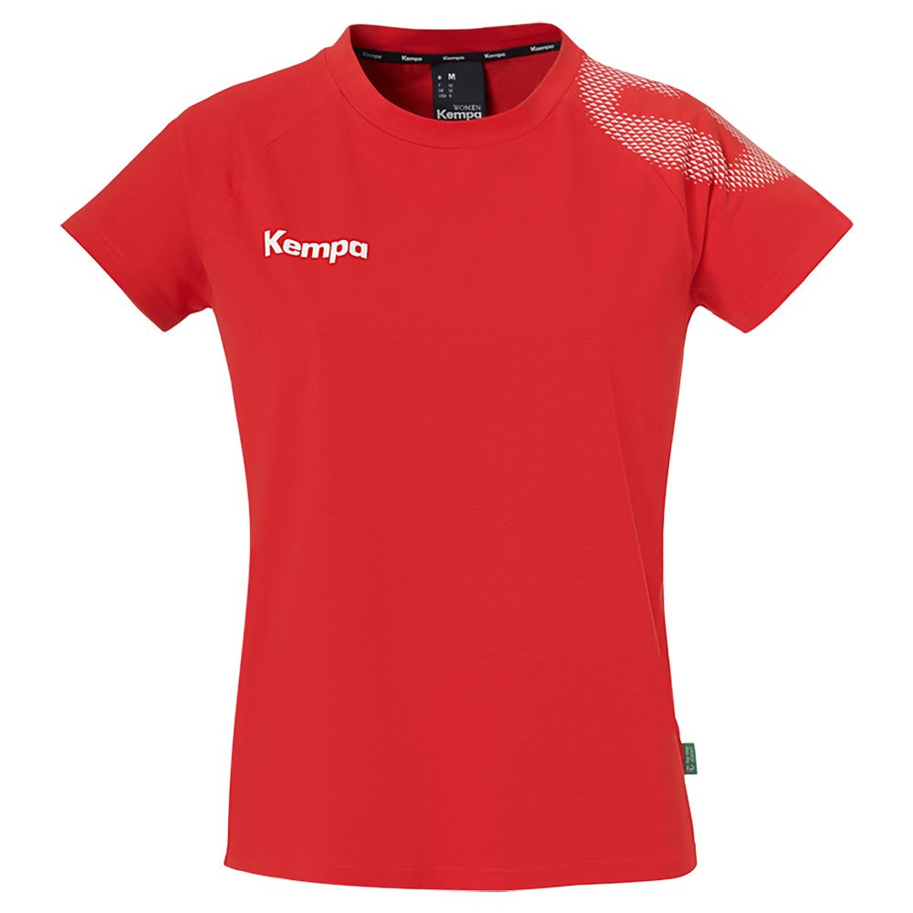 kempa core 26 short sleeve t-shirt rouge m femme