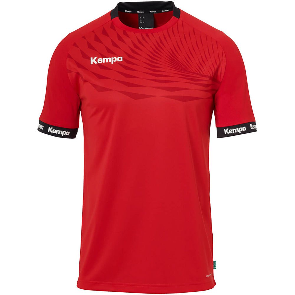kempa wave 26 short sleeve t-shirt rouge 152 cm garçon