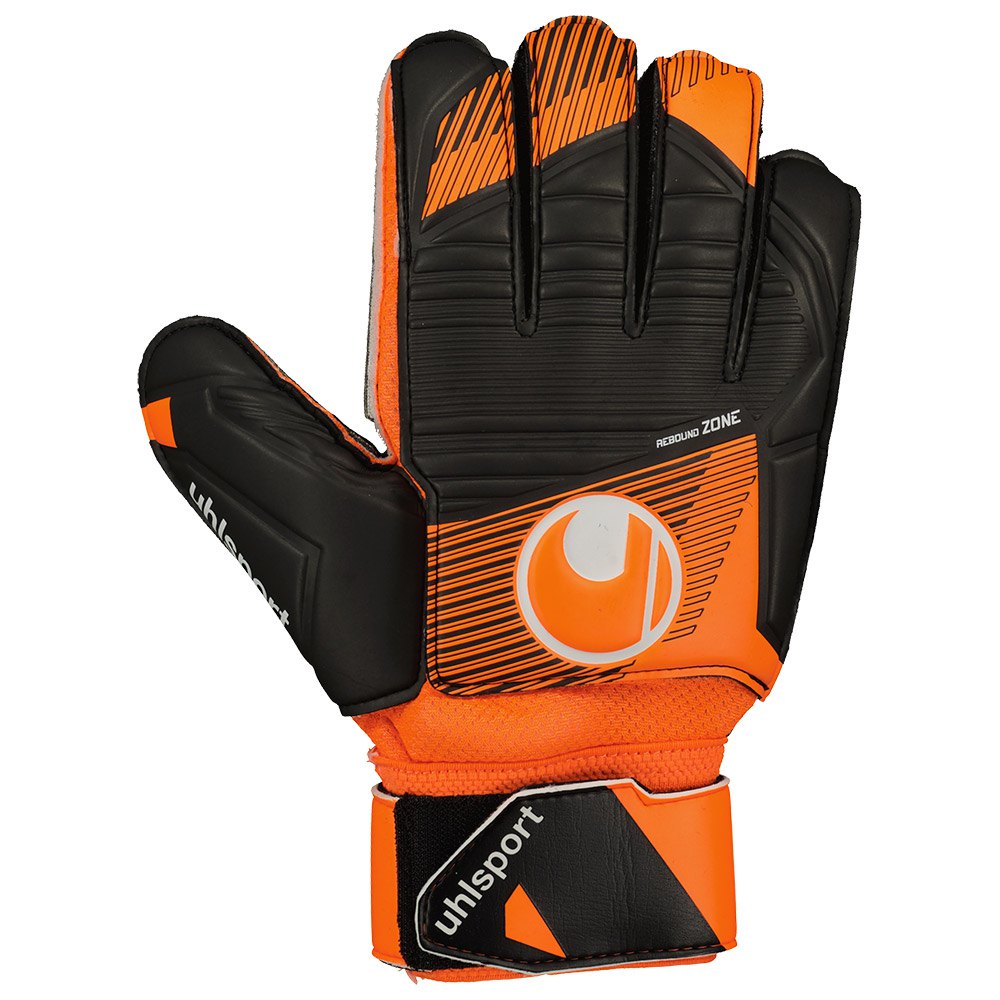 uhlsport soft resist+ flex frame goalkeeper gloves orange,noir 5