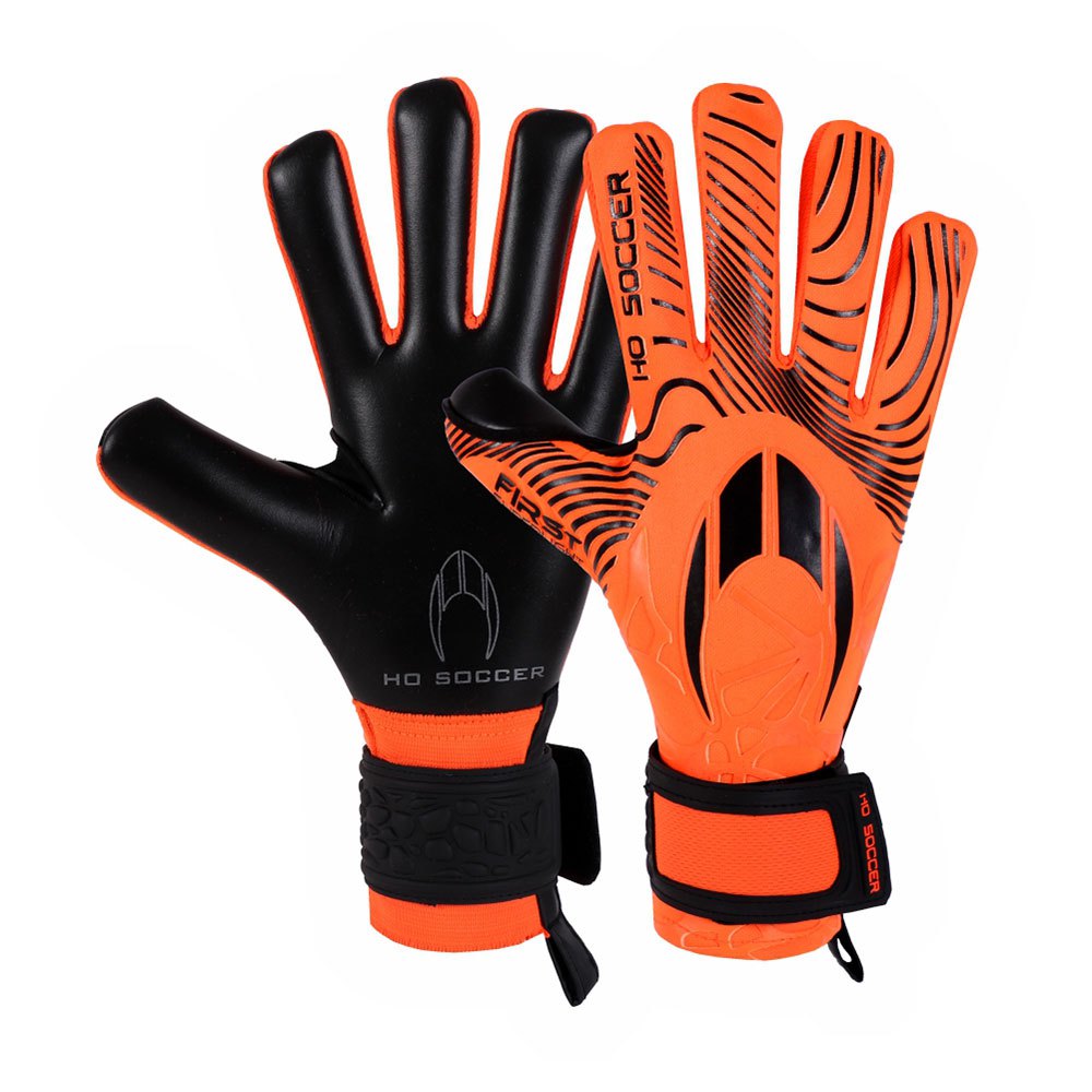 ho soccer sl first goalkeeper gloves orange 7 1/2