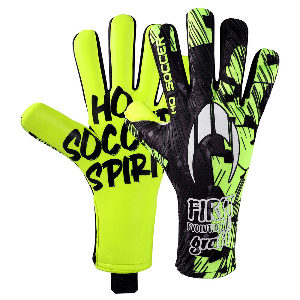 ho soccer first evolution iii goalkeeper gloves vert 5