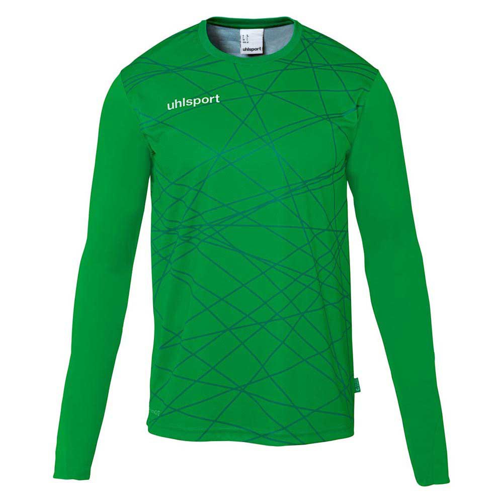 uhlsport prediction long sleeve goalkeeper t-shirt  164 cm garçon