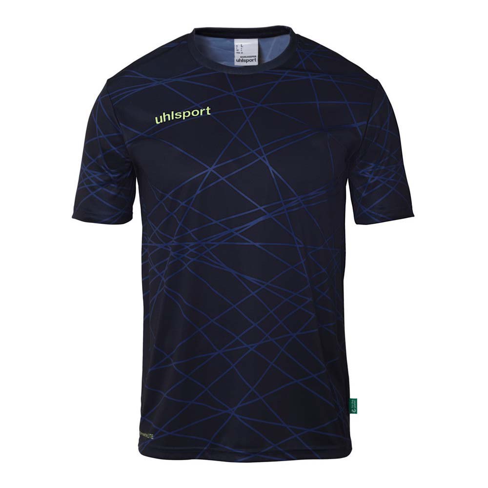 uhlsport prediction short sleeve t-shirt bleu 128 cm garçon