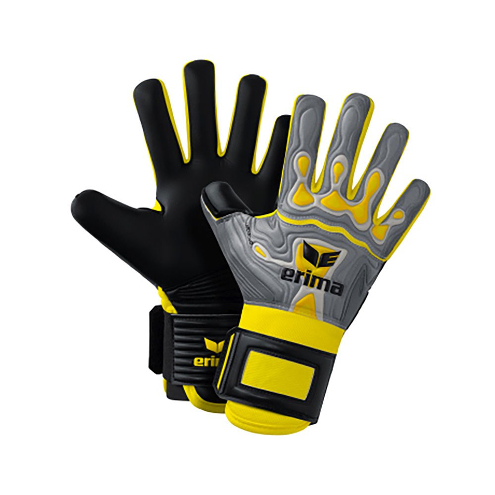 erima flex-ray hardground goalkeeper gloves jaune,gris 7