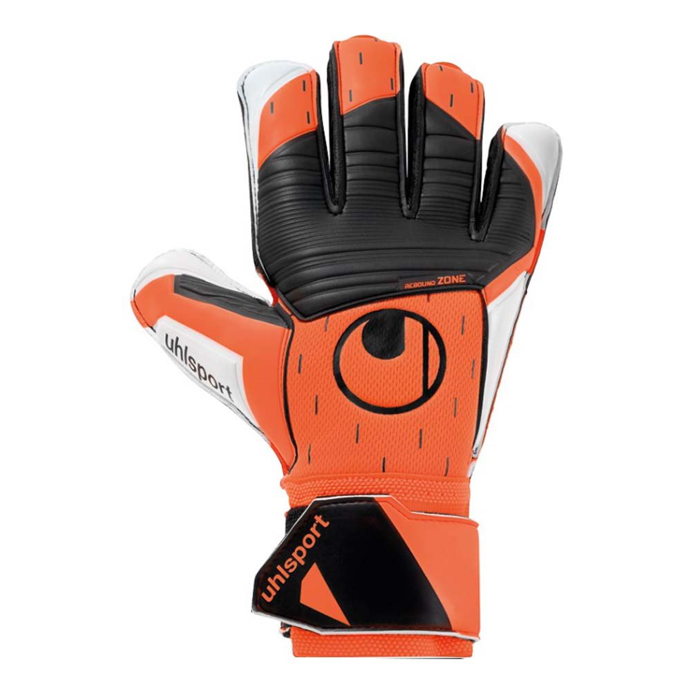 uhlsport soft resist+ goalkeeper gloves refurbished orange 9