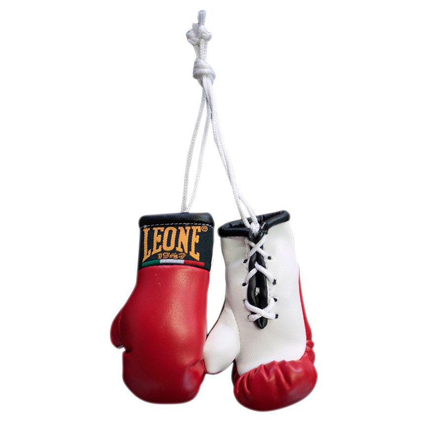 leone1947 mini boxing gloves key ring rouge,blanc