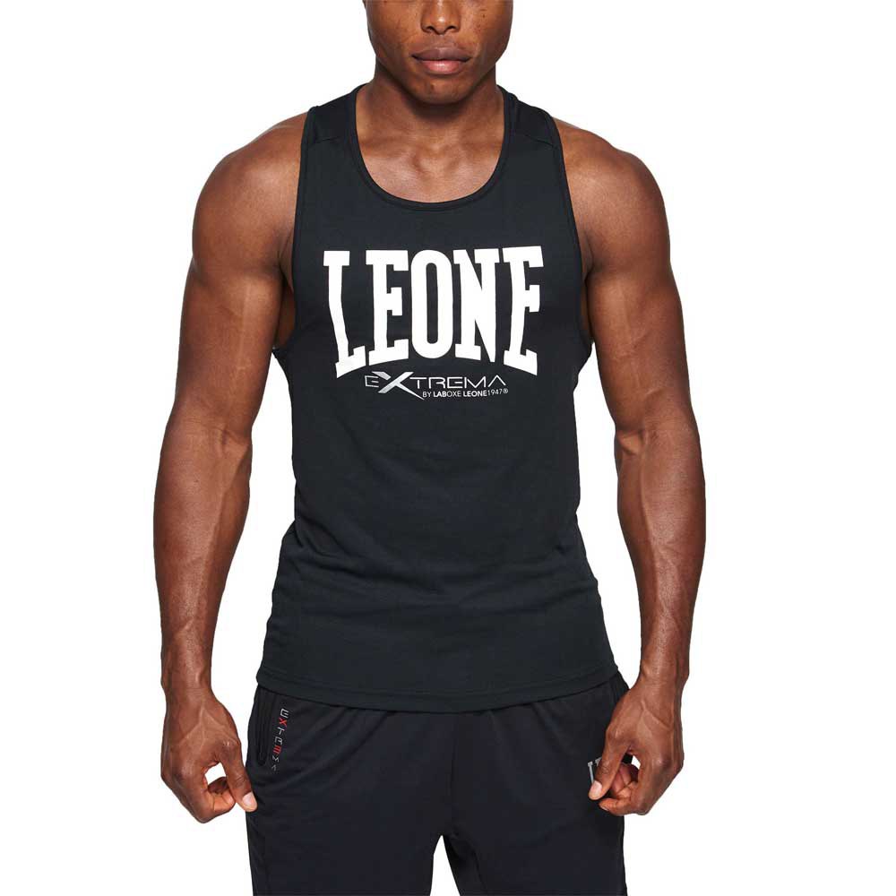 leone1947 logo sleeveless t-shirt noir 2xl homme