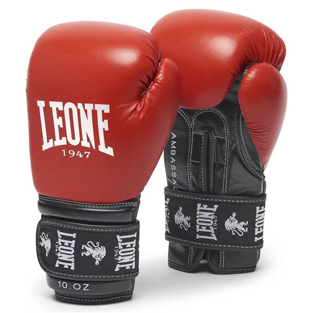 leone1947 ambassador combat gloves rouge 14 oz