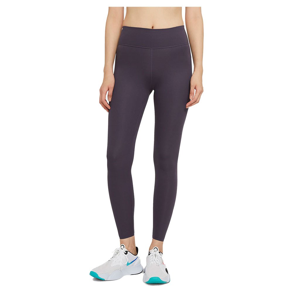 nike one luxe mid rise tight violet m femme