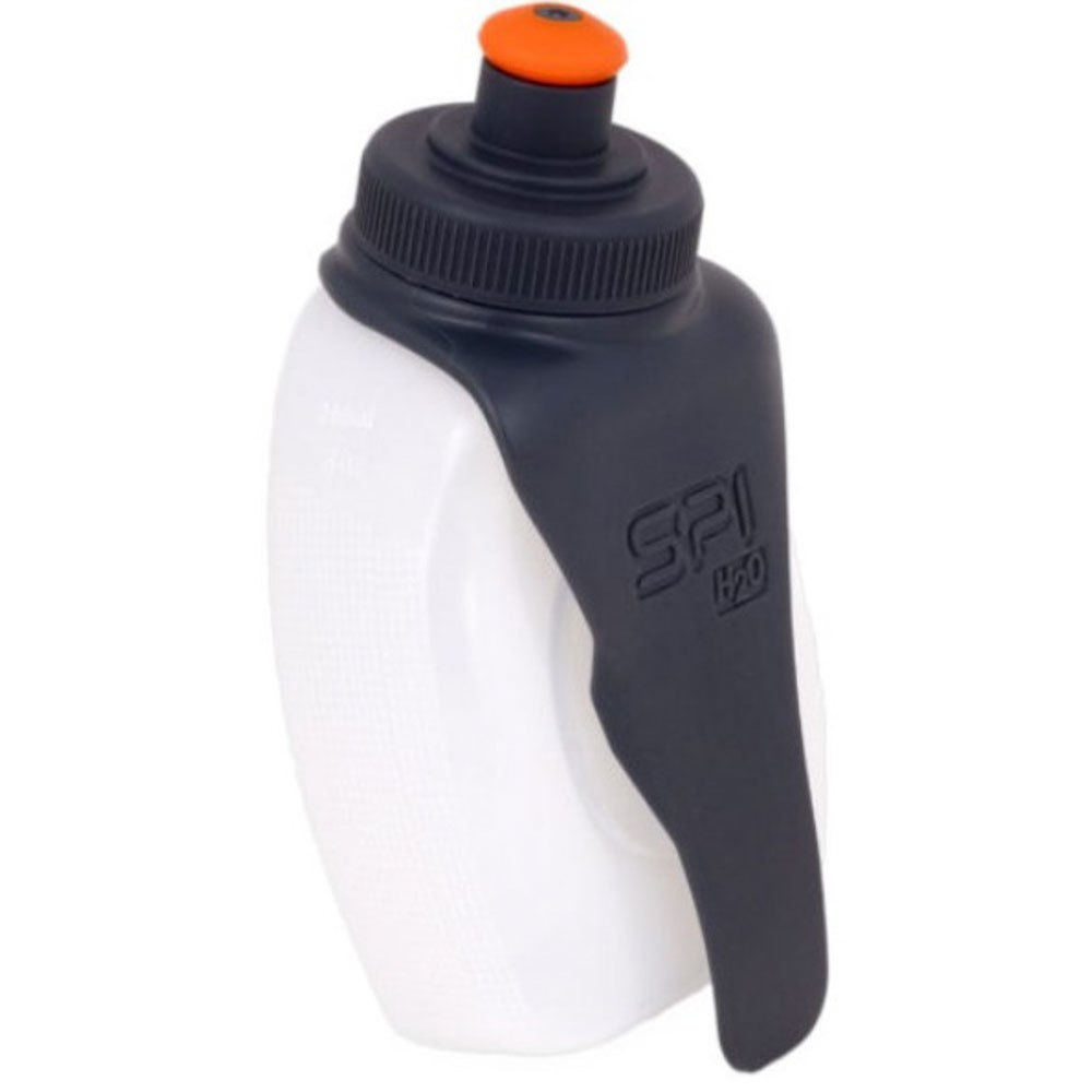 spibelt h2o bottle with clamp 175ml blanc,orange,noir