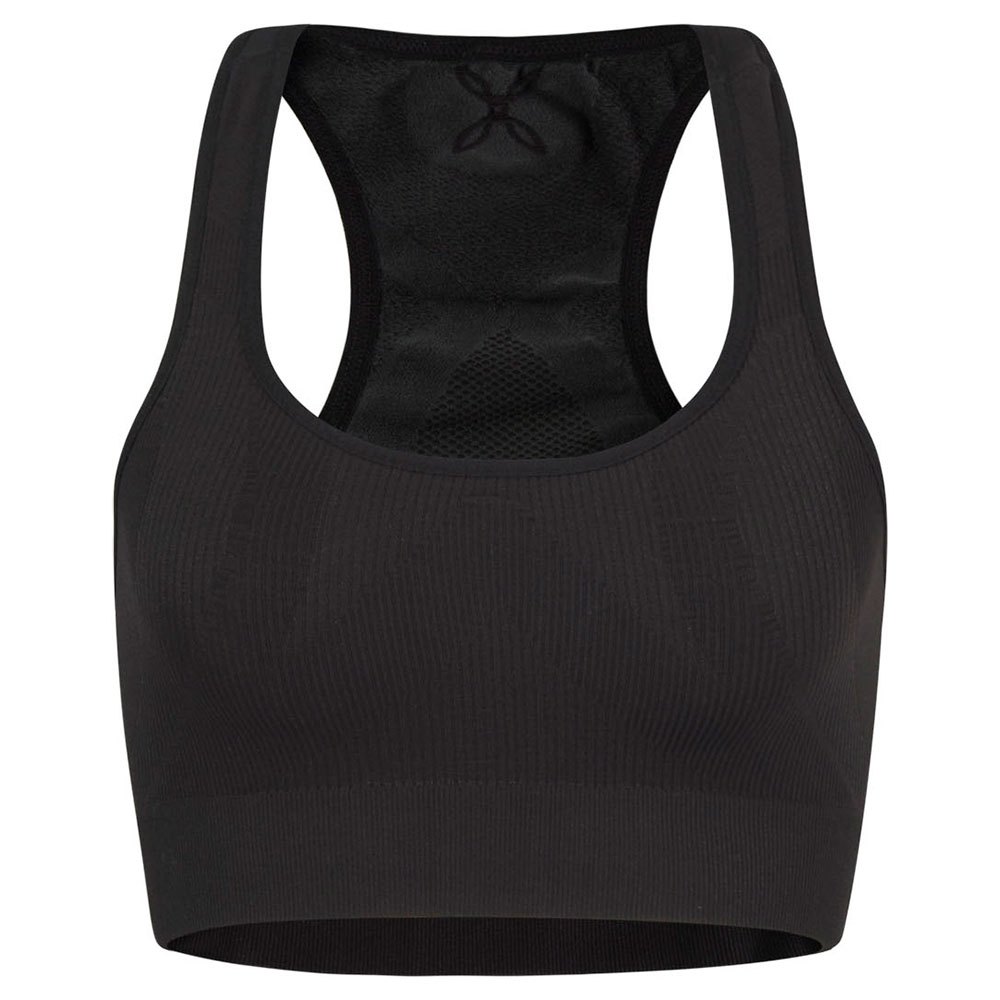 montura seamless light support sports bra noir xs-s femme