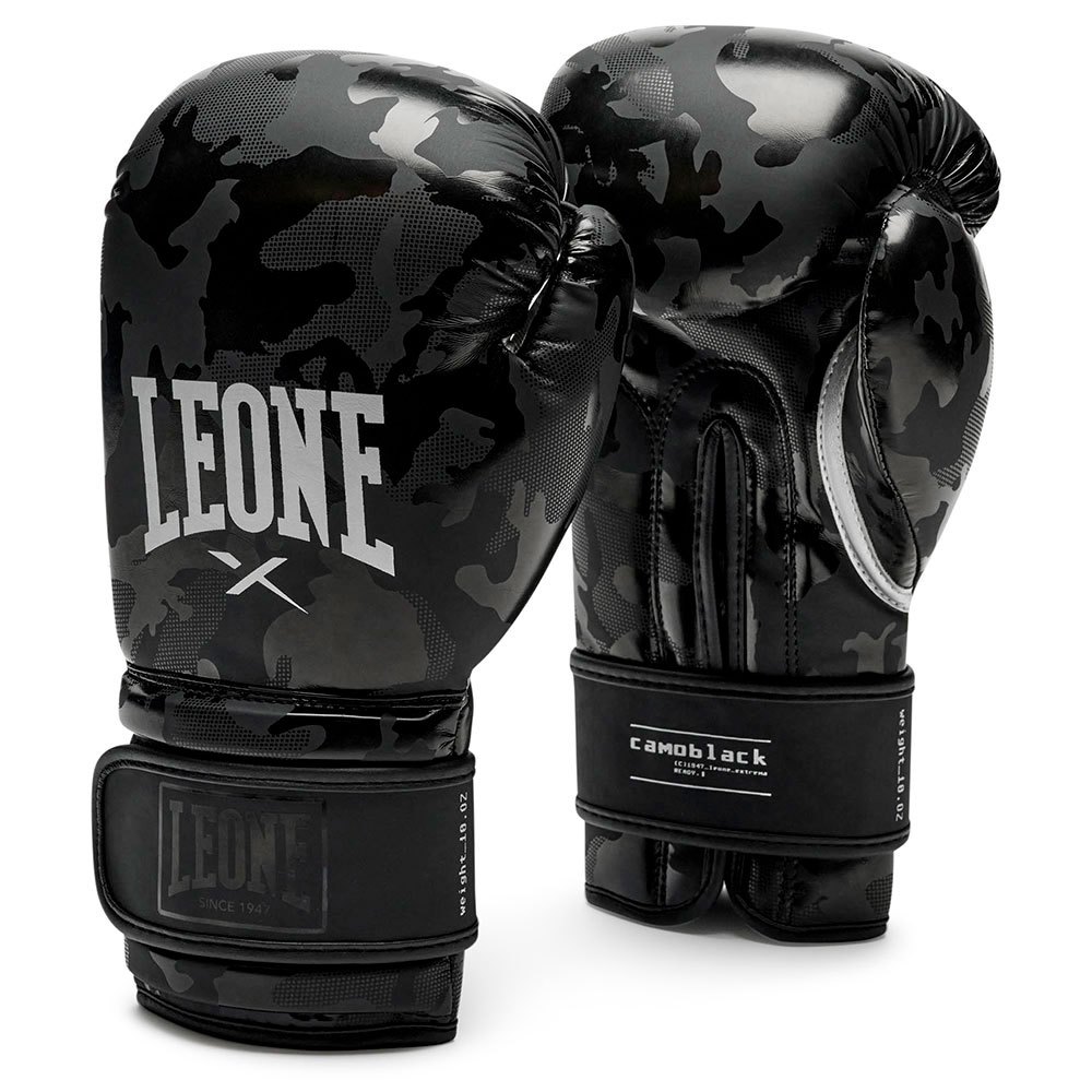 leone1947 camoblack boxing gloves noir 10 oz