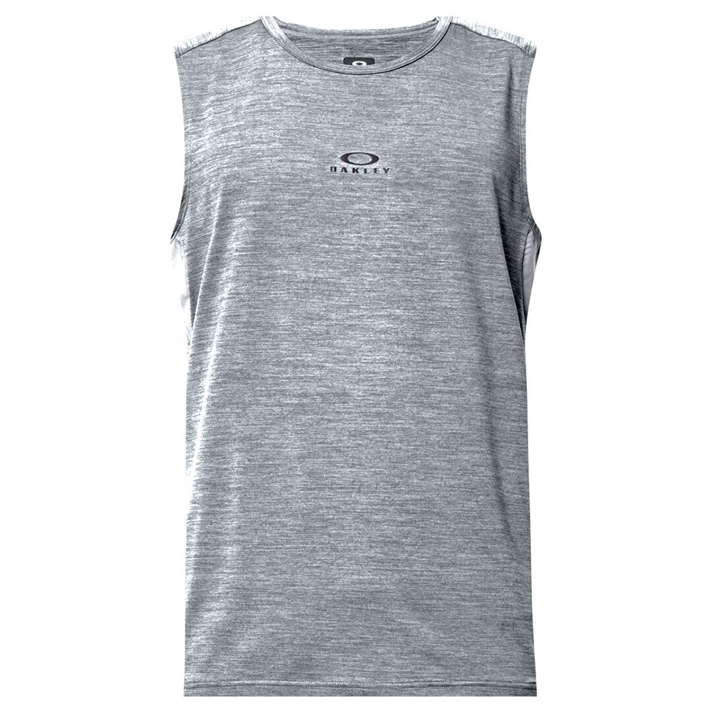 oakley apparel o fit rc sleeveless t-shirt gris l homme