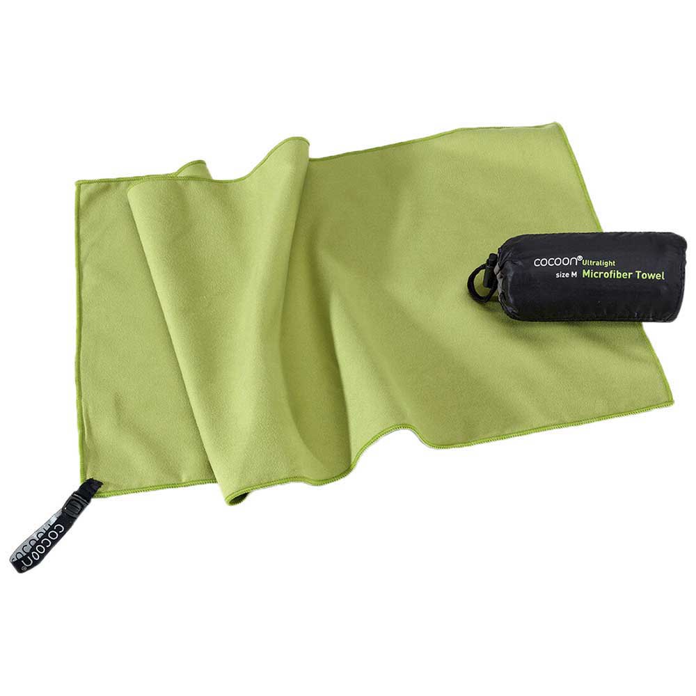 cocoon microfiber ultralight towel vert 150 x 80 cm