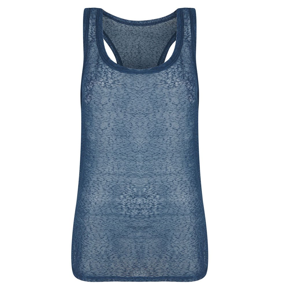 born living yoga ada sleeveless t-shirt bleu  femme