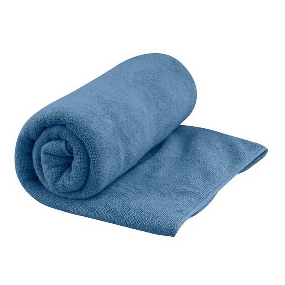 sea to summit tek m towel bleu 100 x 50 cm