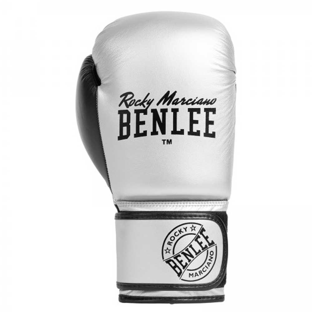benlee carlos artificial leather boxing gloves argenté 14 oz