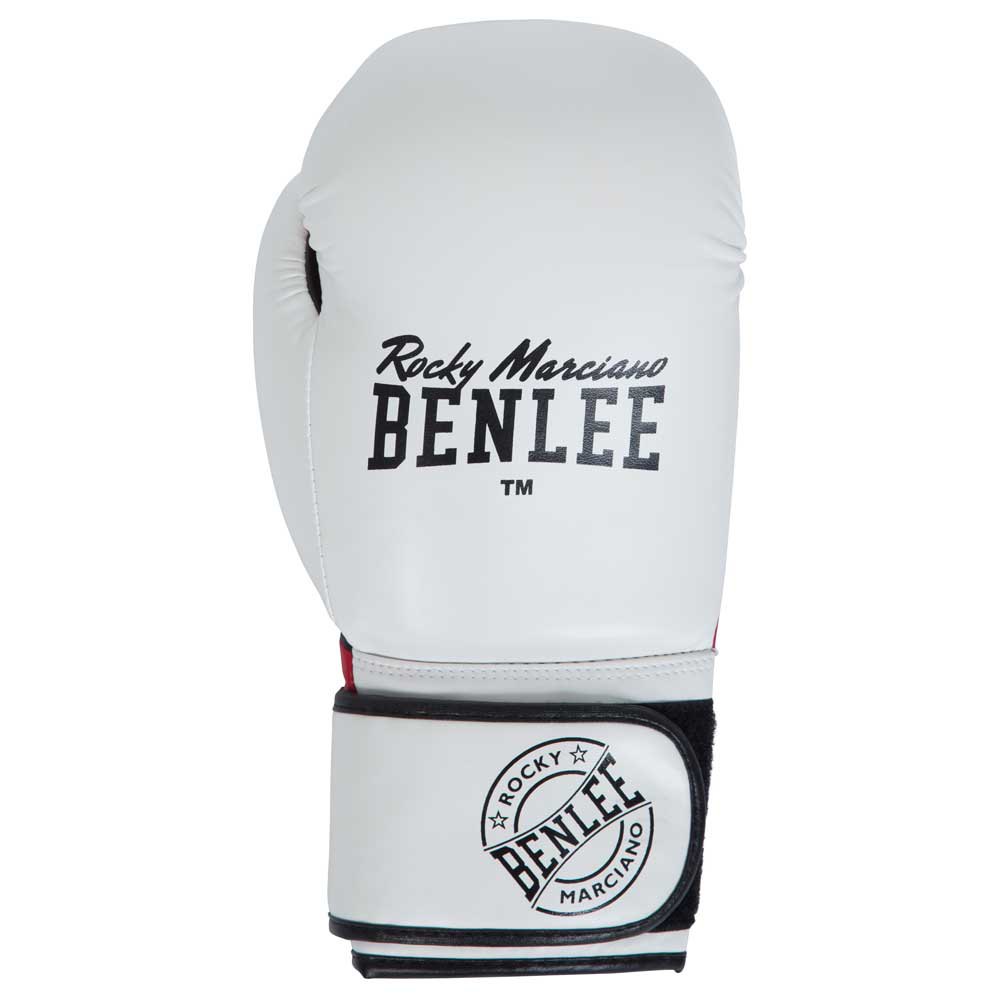 benlee carlos artificial leather boxing gloves blanc 10 oz