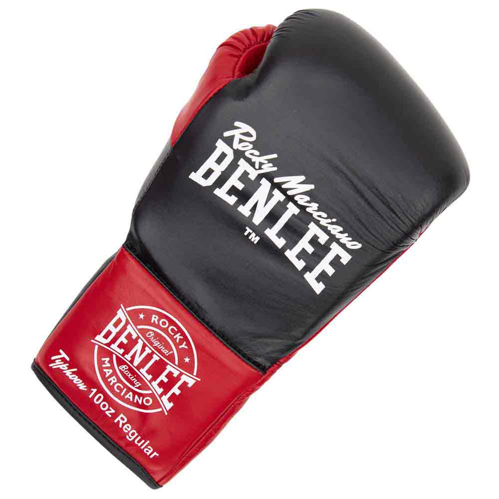 benlee typhoon leather boxing gloves noir 10 oz l
