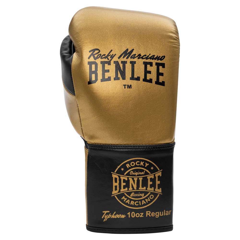 benlee typhoon leather boxing gloves doré 10 oz l
