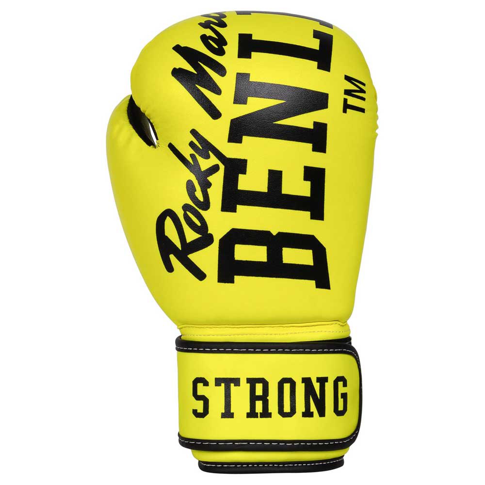 benlee chunky b artificial leather boxing gloves jaune 14 oz
