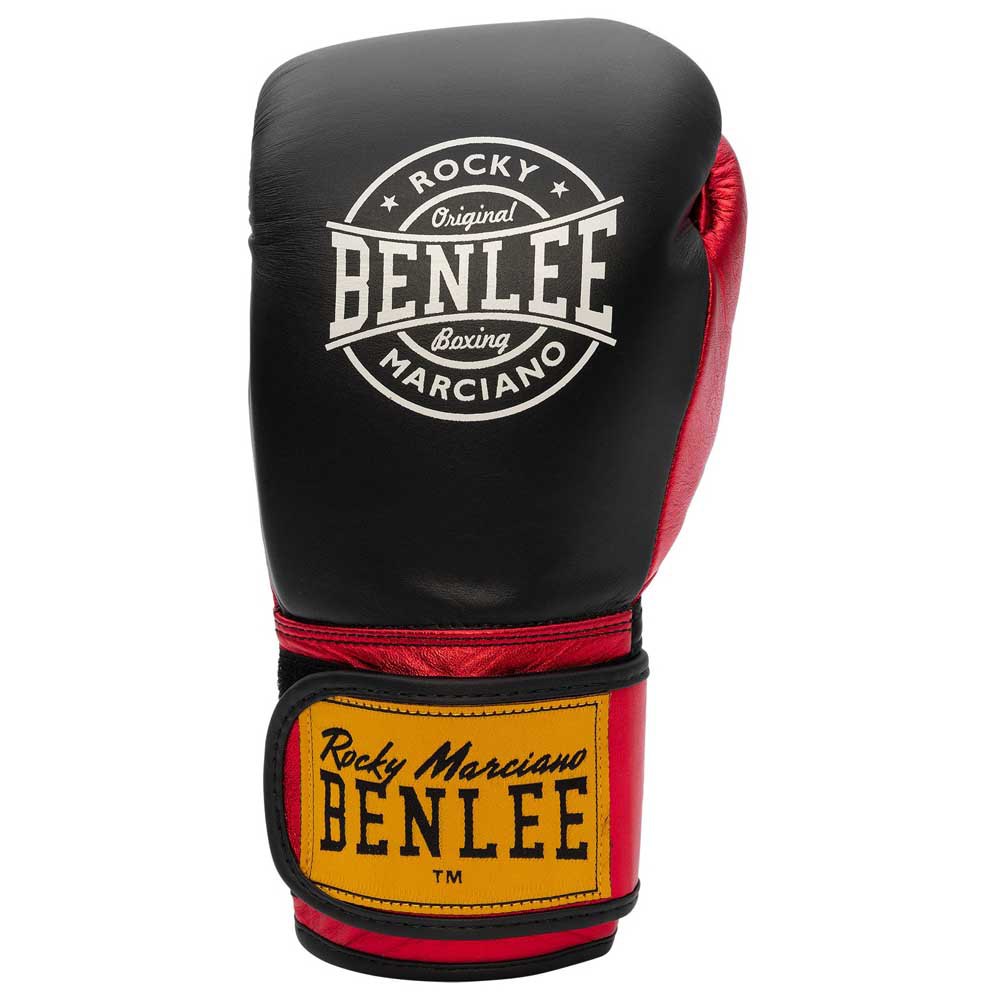 benlee metalshire leather boxing gloves noir 10 oz