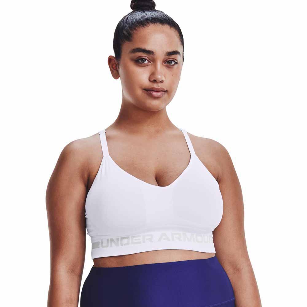 under armour top low support seamless blanc l femme