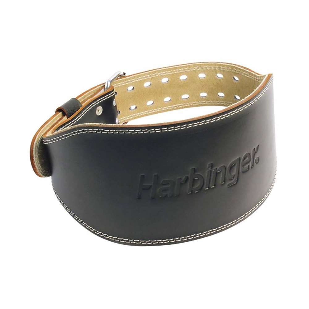harbinger padded leather belt noir m