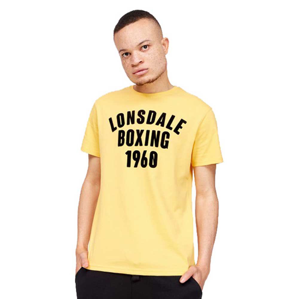 lonsdale pitsligo short sleeve t-shirt jaune m homme