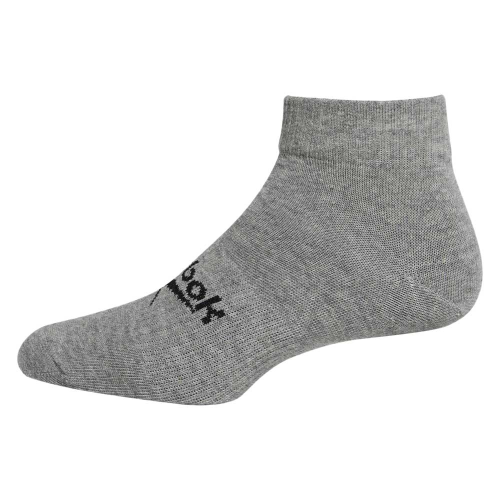 reebok active foundation ankle socks gris eu 37-39 homme