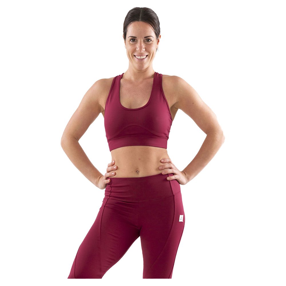 ginadan active sports top high support rouge l femme