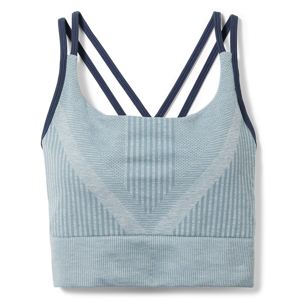 smartwool intraknit strappy sports top gris s femme
