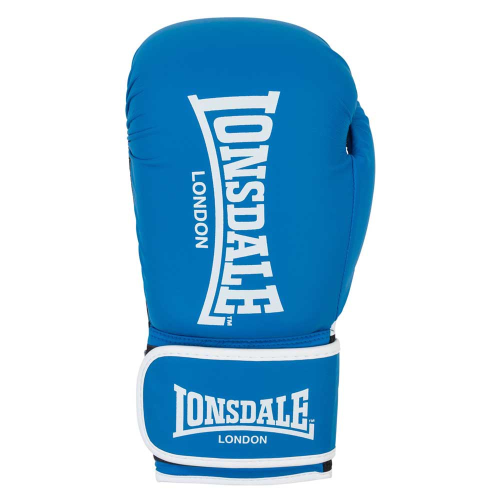 lonsdale ashdon artificial leather boxing gloves bleu 8 oz