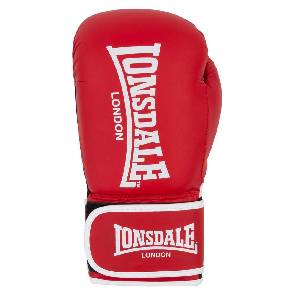 lonsdale ashdon artificial leather boxing gloves rouge 14 oz