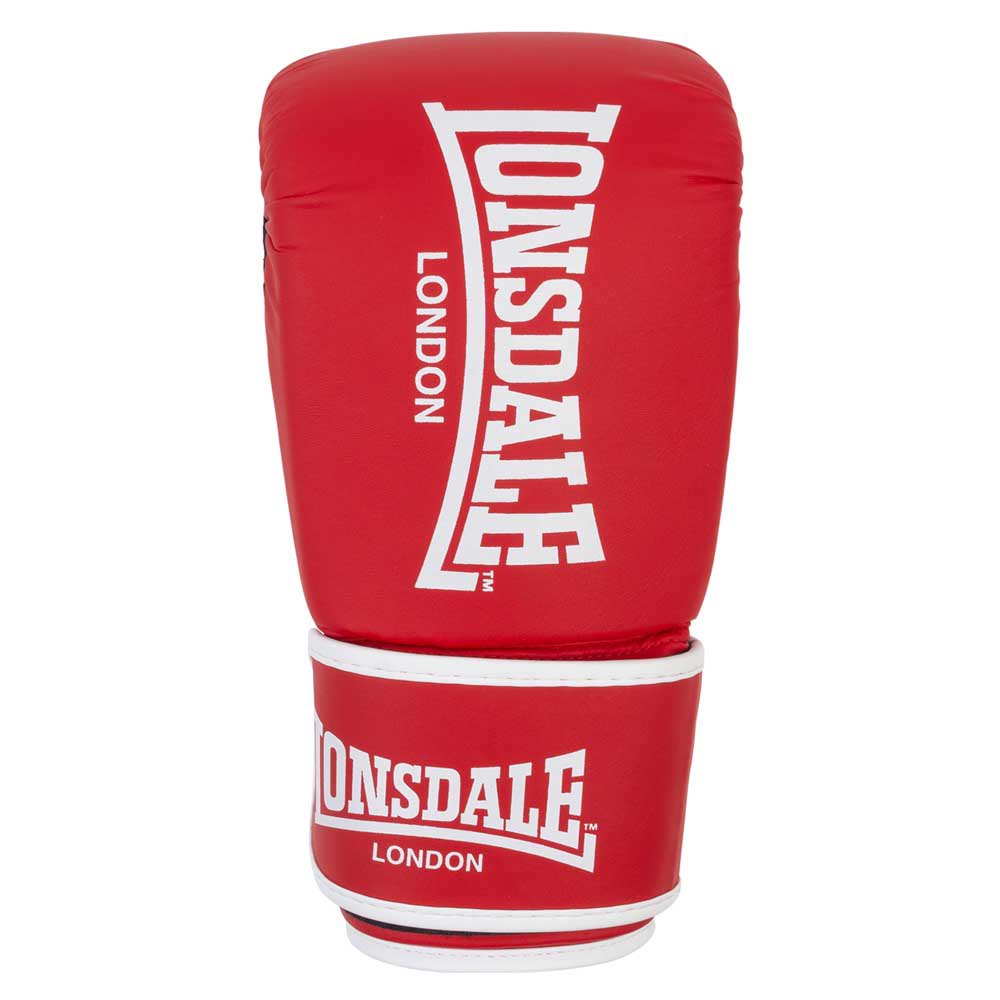 lonsdale barley boxing bag mitts rouge s