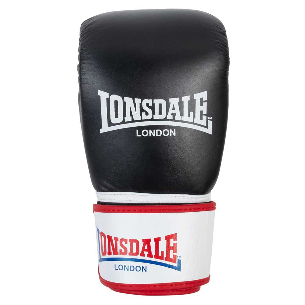 lonsdale maddock leather boxing bag mitts noir m