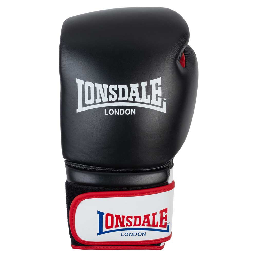 lonsdale winstone leather boxing gloves noir 10 oz