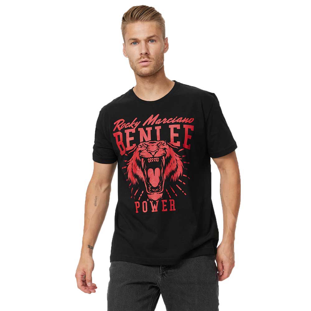 benlee tiger power short sleeve t-shirt noir l homme